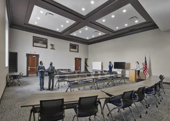 City of Rushville, IN City Center Conference Room with People